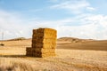 A haystack in the countryside