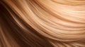 Beautiful healthy shiny hair texture with highlighted streaks. Generative Ai Royalty Free Stock Photo