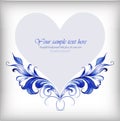 Beautiful heart for Valentines Day background.ÃÅ