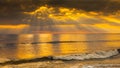 Beautiful heavenly sunset Royalty Free Stock Photo