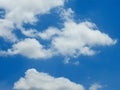 Beautiful heavens white cloud with blue sky background