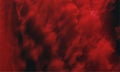 Abstract thick red smoke with black background texture