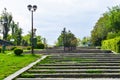 Beautiful Herastrau Park from Bucharest, Romania in a spring day