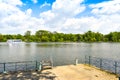 Beautiful Herastrau Park from Bucharest, Romania in a spring day