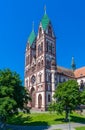 Beautiful Herz-Jesu or Heart of Jesus church in Freiburg im Breisgau city. Baden-Wuerttemberg, Germany, Europe Royalty Free Stock Photo