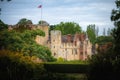 Beautiful Hever Castle and Gardens in England during daylight Royalty Free Stock Photo
