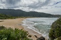 Beautiful and hidden sand beach along the lonely and hidden lagoinha do leste.