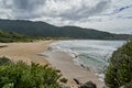 Beautiful and hidden sand beach along the lonely and hidden lagoinha do leste.