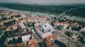 Beautiful high angle view of the city of Rijeka, Croatia