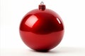 Beautiful High Quality Christmas Ball on Elegant White Background