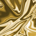 Gold Dense Liquid Surface Luxury Fabric Texture Graphic Background Royalty Free Stock Photo