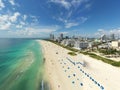Beautiful high res aerial photo Miami Beach FL USA