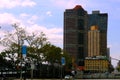 Beautiful high-rise buildings on a sunny day in New York