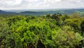 Beautiful high top view of landscape mountain and nature of the rain forest in Sakon Nakhon Province, Thailand. It`s a good place Royalty Free Stock Photo