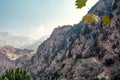 Beautiful high Turkish mountains and picks Royalty Free Stock Photo