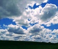 Beautiful Highway Clouds Royalty Free Stock Photo