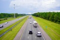 A beautiful highway in Florida Royalty Free Stock Photo