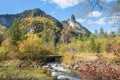 Beautiful hiking area and pictorial landscape near oberammergau