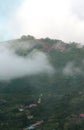 Beautiful hill with mist near the kodaikanal tour place. Royalty Free Stock Photo