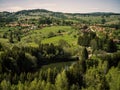 Beautiful hills in eastern Europe