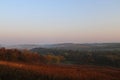 Beautiful hills near Szomor Royalty Free Stock Photo