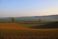 Beautiful hills near Szomor Royalty Free Stock Photo