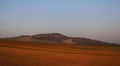 Beautiful hills near Szomor Royalty Free Stock Photo