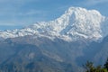 Beautiful Himalaya mountains landscape view early morning right after sunrise