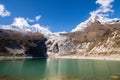Beautiful HImalayan Lake ,Birendra Lake, Gorkha, Manaslu Circuit Trek Nepal Royalty Free Stock Photo