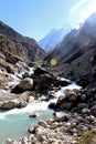 Beautiful Himalayan mountain stream