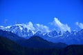 Himalayan View with cloud From Uttarakhand