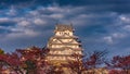 Beautiful Himeji Castle in Himeji city in Hyogo Prefecture of Japan in Autumn Royalty Free Stock Photo