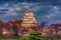 Beautiful Himeji Castle in Himeji city in Hyogo Prefecture of Japan in Autumn Royalty Free Stock Photo