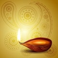 Beautiful hindu diwali festival art