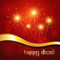 Beautiful hindu diwali festival art