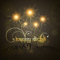 Beautiful hindu diwali festival art