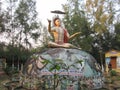 Beautiful hindu lord shri chaitannya maha prabhu statue at the Temple area of puri dham Odisha