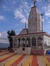 A beautiful hindu temple in himachal.