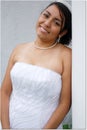 Beautiful Hispanic bride