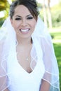 Beautiful Hispanic Woman at Wedding