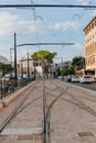 Beautiful and historic architecture of the streets of Florence in Italy