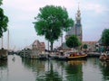 Beautiful historic and port town Hoorn in Holland, the Netherlands