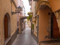 Beautiful historic street in Spain