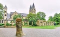 Huge Human Thumb Art Exhibit in a park in Koblenz, Germany