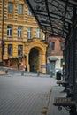 beautiful historical buildings in Podil