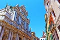 Beautiful historical buildings Venetian architecture Italy Royalty Free Stock Photo
