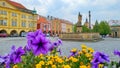 View of the historical center of the ancient fairytale town of Jicin, Czech Republic