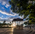 beautiful historical gazebo of Faro city