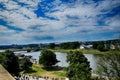  historical historic Polish royal castle Wawel on a warm summer day