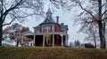 A beautiful historical home in Atchison Kansas Royalty Free Stock Photo